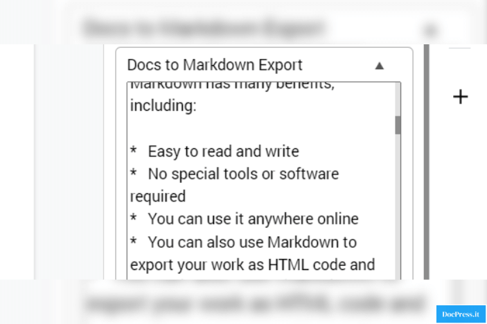 convert google docs to markdown